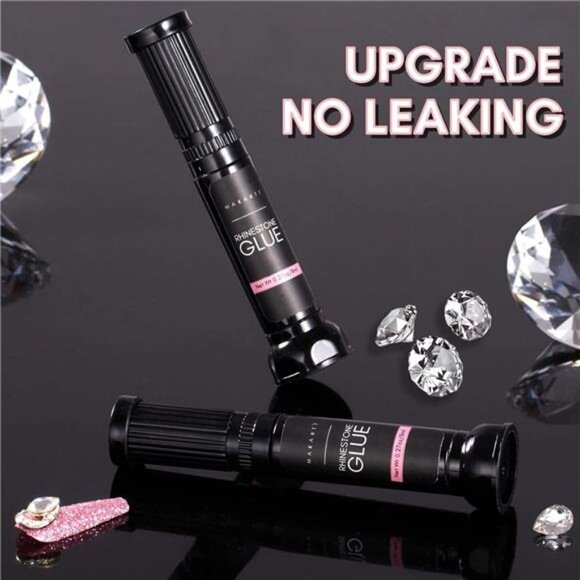 Nail Rhinestone Glue Gel, Upgrade Gel Nail Glue with Brush Pen Tip Super Strong - Picture 4 of 7